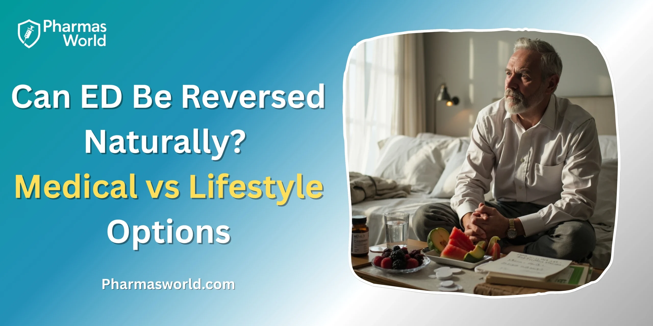 Can ED Be Reversed Naturally? Medical vs Lifestyle Options