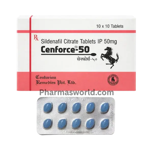 Cenforce 50 Mg (Sildenafil Citrate)