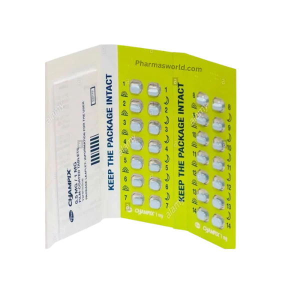 Champix Starter Pack 0.5 Mg and 1 Mg Tablet