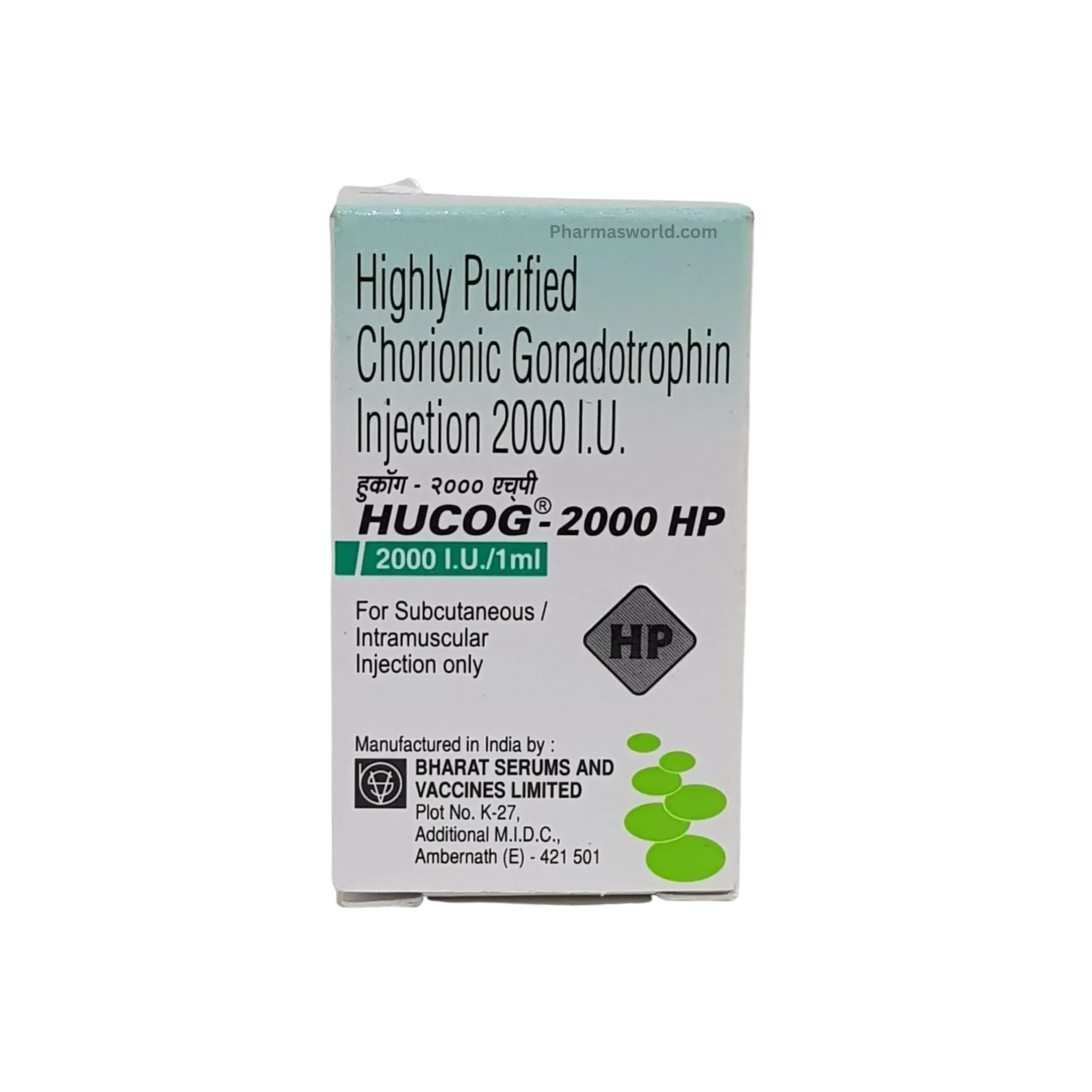 Hucog HP 2000 IU Injection