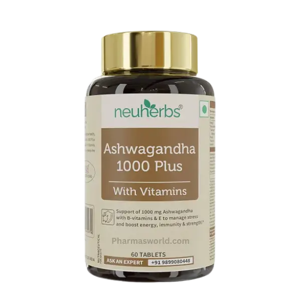 Neuherbs Ashwagandha 1000 Plus Tablets