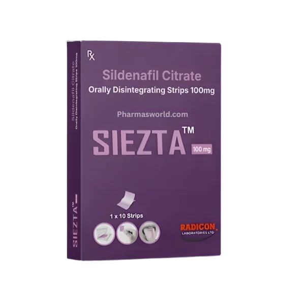 Siezta 100 Mg Sildenafil Oral Strips