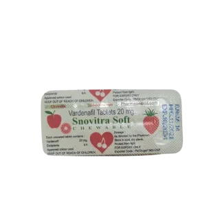 Snovitra Soft Chewable 20 Mg Tablet