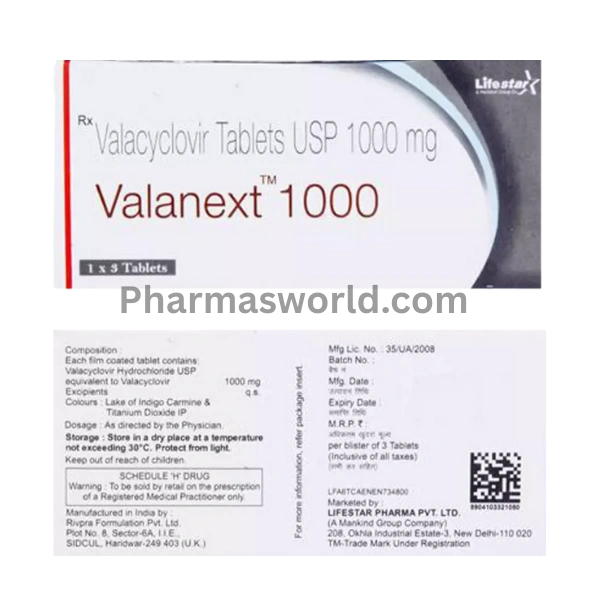 Valanext 1000 mg Tablet