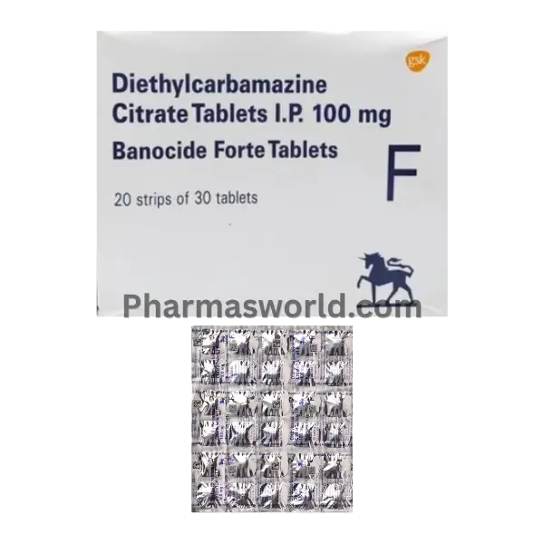 Banocide Forte 100mg (Diethylcarbamazine)