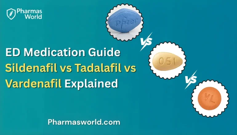 Sildenafil vs Tadalafil vs Vardenafil
