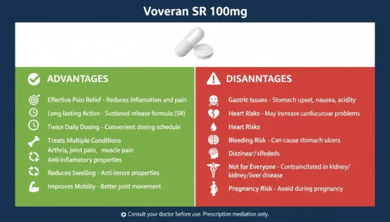 Voveran SR 100 mg (Diclofenac)