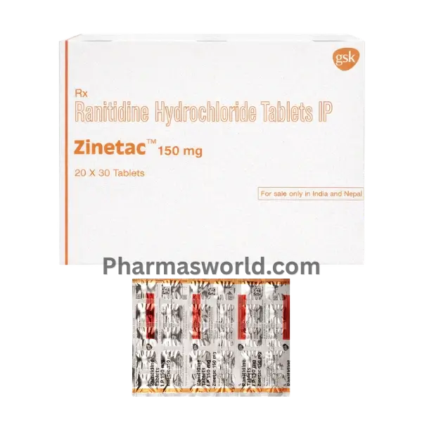 Ranitidine 150 mg (Zinetac)